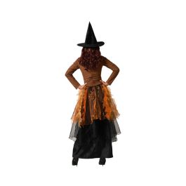 Disfraz Bruja Marrón Vestido Tul Sombrero Mujer Adulta Talla XS-S Halloween