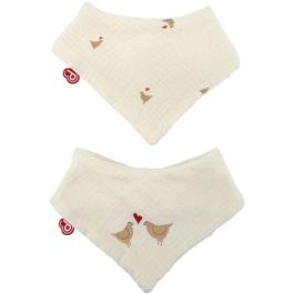 Pack de 2 baberos bandana - DOMIVA - Maternity Love - Algodón suave y absorbente - Broches ajustables Pack de 2 baberos bandana - DOMIVA - Maternity Love - Algodón suave y absorbente - Broches ajustables