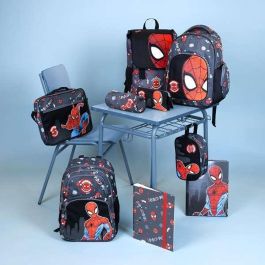 Cerdá Spiderman Paraguas Manual Plegable Escolar 50 cm para Niños y Niñas de 2 a 8 años. 100% Poliéster Resistente