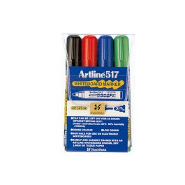 Rotulador Artline Pizarra Ek-517-4 Punta Redonda 2 mm Bolsa De 4 Rotuladores