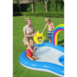 Bestway Piscina Hinchable Parque de Juegos Arcoiris 257x145x91 cm +2 Años Jardin 53092