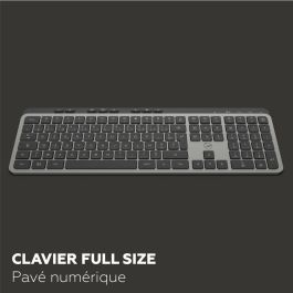 Mobility Lab Teclado KP450W Inalámbrico AZERTY FR Teclas Planas Multiconexiones Negro