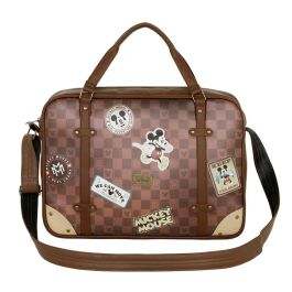 Bolso Ordenador Laptop Journey Disney Mickey Mouse Marrón