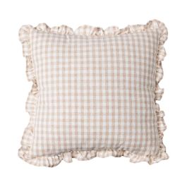 Cojín Cuadros Beige Algodón 43 X 43 cm Precio: 21.6711. SKU: B16AZW6W3N