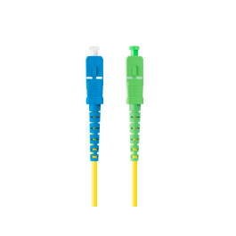 Lanberg FO-SASU-SS21-0010-YE Cable de Fibra Óptica 1m G.657.A1 SC/SC Amarillo Precio: 5.50000055. SKU: S5614578