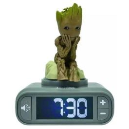 Despertador digital con luz nocturna Groot de Guardianes de la Galaxia y efectos de sonido