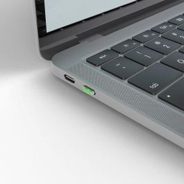 Lindy Llave de Seguridad para Bloqueador de Puerto USB-C - Incluye 4 Bloqueadores USB Tipo C Verdes - Prevención de Acceso