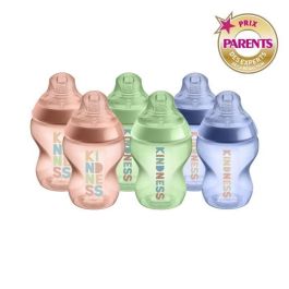 TOMMEE TIPPEE - Pack de 6 biberones Closer to Nature - Tetina con válvula anticólicos - 260ml - Multicolor Precio: 39.9500002. SKU: B15JJYQL8H