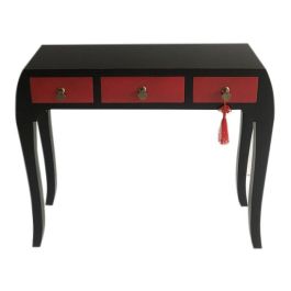 Consola Oriental DKD Home Decor Rojo Negro 27 x 80 x 96 cm