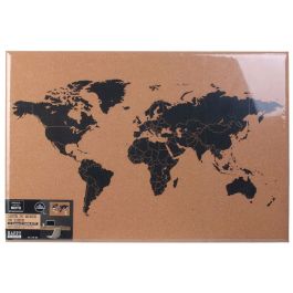 Corcho de mapa del mundo