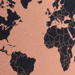 Corcho de mapa del mundo