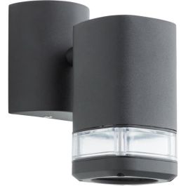 Brilliant Jandy BRI4004353346965 Aplique de Pared Exterior Negro GU10 con Potencia Máxima 18W (Bombilla No Incluida)