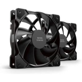 MARS GAMING MFPROX2 Ventilador 12cm Negro Pack 2 Unidades Ultra Silencioso 1200 RPM 12dB Precio: 6.50000021. SKU: B12CJNML3L