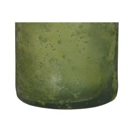 Jarrón Home ESPRIT Verde Cristal reciclado Acabado envejecido 18 x 18 x 75 cm Jarrón Home ESPRIT Verde Cristal reciclado Acabado envejecido 18 x 18 x 75 cm