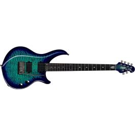 Sterling Guitarra Eléctrica Majesty Maj200X Qm/E John Petrucci DiMarzio Neck-Through Cerulean Paradise