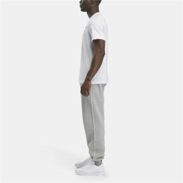 Camiseta de Manga Corta Hombre Reebok Identity Big Stacked Logo Blanco