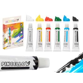 Juego 6 Botes Pintura Acrilica Pincello 11X15CM (24 Unidades) Precio: 39.79000058. SKU: B1ANZYST57