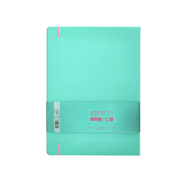 Antartik Notes Cuaderno A4 Tapa Dura 100 Hojas Lisas 80 gr Rosa y Turquesa