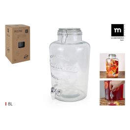 La Mediterranea Tarro Dispensador con Grifo 8L Vidrio 21x21x36 cm Precio: 22.99733018. SKU: B1A66MTLMR