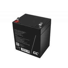 Green Cell Batería AGM44 12V 4.5Ah para Sistemas de Seguridad y UPS, Negro