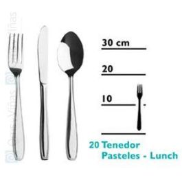 CRUZ DE MALTA LUCIA Tenedor Pastel, Cubertería en Acero Inoxidable Grabado (INOX GRABADA), Colección Lucia, Largo 170 mm (Set de 12) Precio: 2.50000036. SKU: B1A7EHCNLY