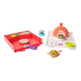 Spin Master Kinetic Sand Squish Pizza 6072551 Juego de Crear Pizzas Moldeables con Arena Cinética para +5 Años