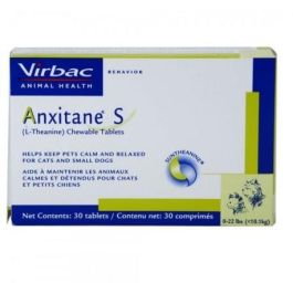 Virbac Anxitane S 30 Comprimidos Palatables para Perros y Gatos Precio: 27.5. SKU: B1H3VCM9ZW
