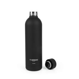 Botella Termo Soft Touch 1L Negra Thermosport (6 Unidades) Botella Termo Soft Touch 1L Negra Thermosport (6 Unidades)