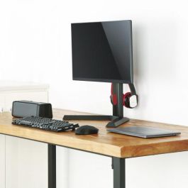 TooQ DB1401TN-B Soporte de Monitor Gaming para Escritorio 17"-32" Independiente Negro/Rojo