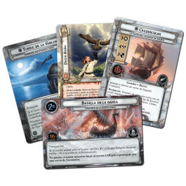 Fantasy Flight Games MEC111ES El Señor de los Anillos LCG Cazador de Sueños Expansión de Campaña Juego de Mesa Español