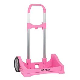 Carro Escolar Safta Portamochilas Evolution Rosa Claro Carro Escolar Safta Portamochilas Evolution Rosa Claro