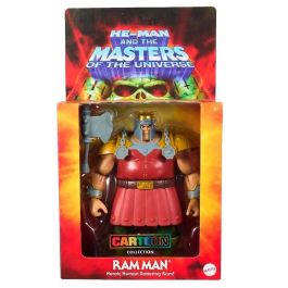 Mattel Figura Ram Man Deluxe Cartoon Collection He-Man and The Masters Of The Universe 13cm Articulada con Accesorios