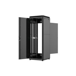 Lanview Armario Rack 19" 32U 600x600x1608mm para Centros de Datos y Servidores, Puertas de Vidrio y Metal