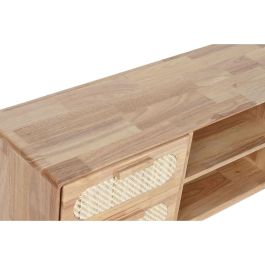 Mueble de TV Home ESPRIT Natural Metal Madera de caucho 120 x 30 x 48 cm