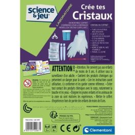 CLEMENTONI Science & Jeu - Crea cristales - Juego científico CLEMENTONI Science & Jeu - Crea cristales - Juego científico