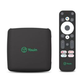 Youin EN1060K Convertidor Smart TV Android 4K UHD 8 GB WiFi Ethernet, Compatible con Netflix, Disney+, Chromecast
