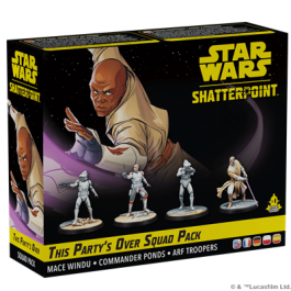 Star Wars Shatterpoint Juego de Mesa This Partys Over Squad Pack SWP08 con 4 Miniaturas