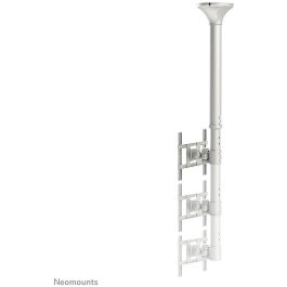 Neomounts FPMA-C200 Soporte de Techo para TV/Monitor 10-40" (102 cm) hasta 20kg, Ajustable en Altura/Giro, Plata