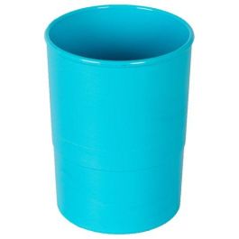 Porta Lapices Plastico Redondo Azul Precio: 1.49999949. SKU: B1JTDR86WG