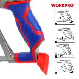 Workpro Sierra de Arco para Metales 300 mm x 12 mm, 24 TPI