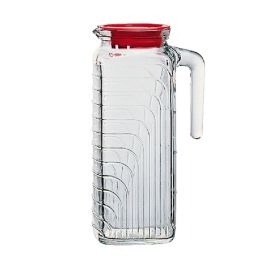 Bormioli Rocco Jarra de Vidrio Gelo con Tapa 1,2 L - Bicolor, Relieve, Apto Lavavajillas, Fabricada en Italia Precio: 5.50000055. SKU: S2710440