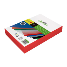 Liderpapel Tapas Polipropileno A4 0.5 mm Rojo Translucido Paquete 100 Unidades