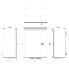 Ernitec Electra-M10-Outdoor Switch Ethernet Industrial PoE Gestionado L2 de 10 Puertos para Exteriores IP66 802.3bt