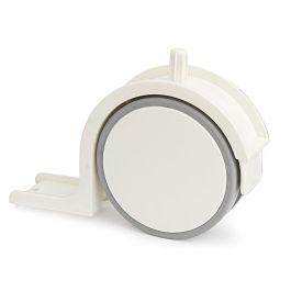 Q&Q Rueda Nido Toscana Unidireccional Sin Freno Para Embutir Espesor 30mm Blanco - Carga 100kg Precio: 5.94999955. SKU: B1FH3V5P7Q