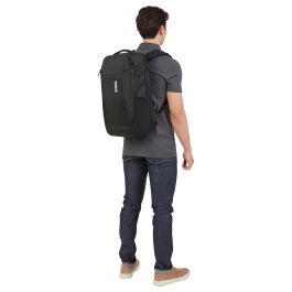 THULE Mochila Accent 28L TACBP2216 Negro, Mochila Urbana Unisex para Portátil hasta 16", Poliéster 100% Reciclado