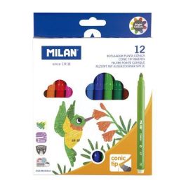Rotulador Fibra Milan Punta Conica Estuche 12 Precio: 3.50000002. SKU: S7906435