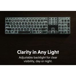 Hyper Bluetooth 5.0, Wireless Keyboard (Nordic), Space Grey, Chrome OS, Windows, iPadOS, macOS, 427 x 113.37 x 17.5 mm, 510g
