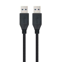 Cable USB 3.0 Nanocable 10.01.1001-BK/ USB Macho - USB Macho/ 1m/ Negro Cable USB 3.0 Nanocable 10.01.1001-BK/ USB Macho - USB Macho/ 1m/ Negro