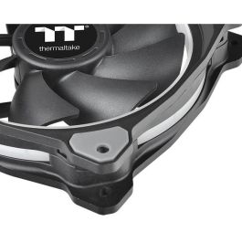 Thermaltake CL-F056-PL14SW-A Riing Plus 14 Ventilador Radiador LED RGB 140mm Negro (3 Unidades) - Carcasa Ordenador