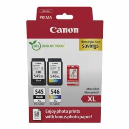 CANON Pack 2 PG545XL/CL546XL: Photo Value Pack ECO + 50h papel Photo 10x15 ECOPACK carton con alarma Precio: 51.68999968. SKU: B1JFE8NHMH